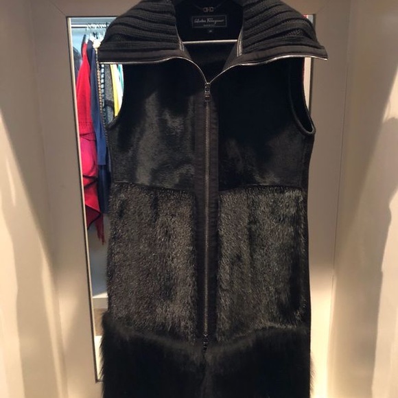 Salvatore Ferragamo Jackets & Blazers - Authentic Mink Salvatore Ferragamo Fur Vest 38